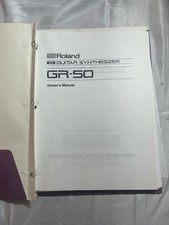 Roland GR-50 Owner  s Manual Vintage 80s Guitar Synthesizer Instruction Book