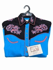 Rockmount Ranch Wear Size Medium Western Shirt Pearl Snap Buttons NWT