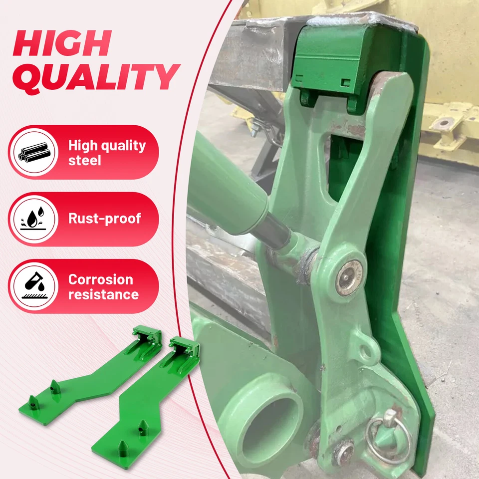 HECASA Tractor Loader Quick Tach Weld On Mounting Brackets For John Deere - Image 4 of 4