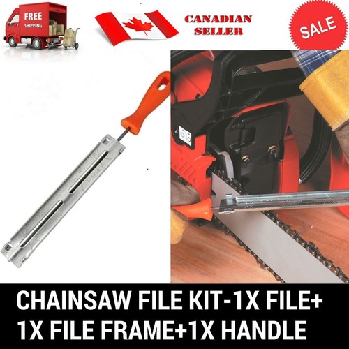 3PC CHAINSAW CHAIN SHARPENING FILE GUIDE KITS 7/32" SUIT STIHL ...