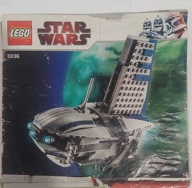 Lego Star Wars 8036 Separatist Shuttle Instruction Manual Booklet Only