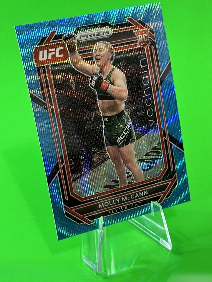 💥💥2023 Panini Prizm UFC Blue Wave Prizm #114 Molly McCann RC!💥💥 - Image 3 of 4