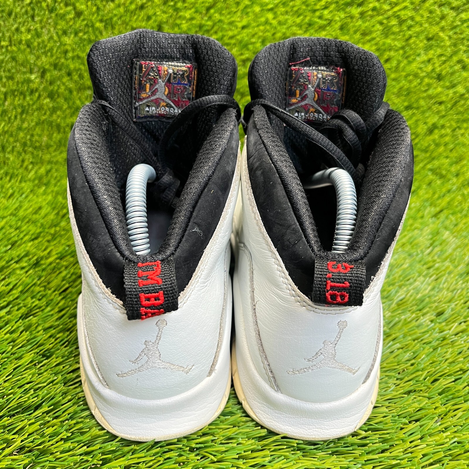 Nike Air Jordan 10 Retro I'm Back Boys Size 7Y White Basketball Shoes Sneakers thumbnail 8