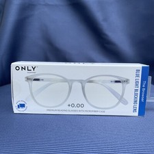 NEW ONLY Blue Light Blocking Eyewear Glasses Lens 0.00 Premium Reading Genuine