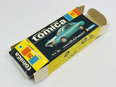 Tomica Tomy 26-1-1 1E wheels - Toyota Celica 1600 GT - L. Green