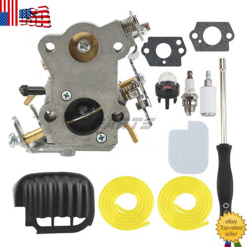 Kit Carburatore Per Motosega Poulan P4018 Con Bulbo E Tubo | Ricambio Pro Chaser PC210