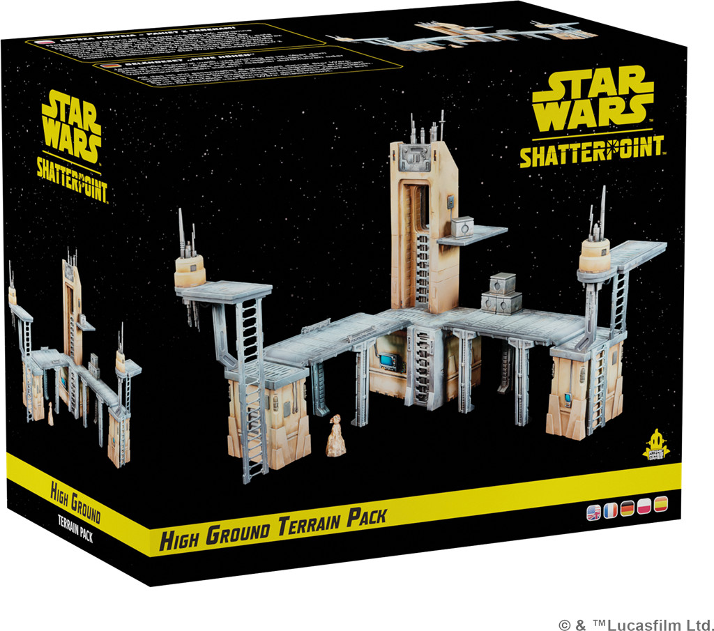 Décor Star Wars Shatterpoint terrain surélevé pour jeu de figurines