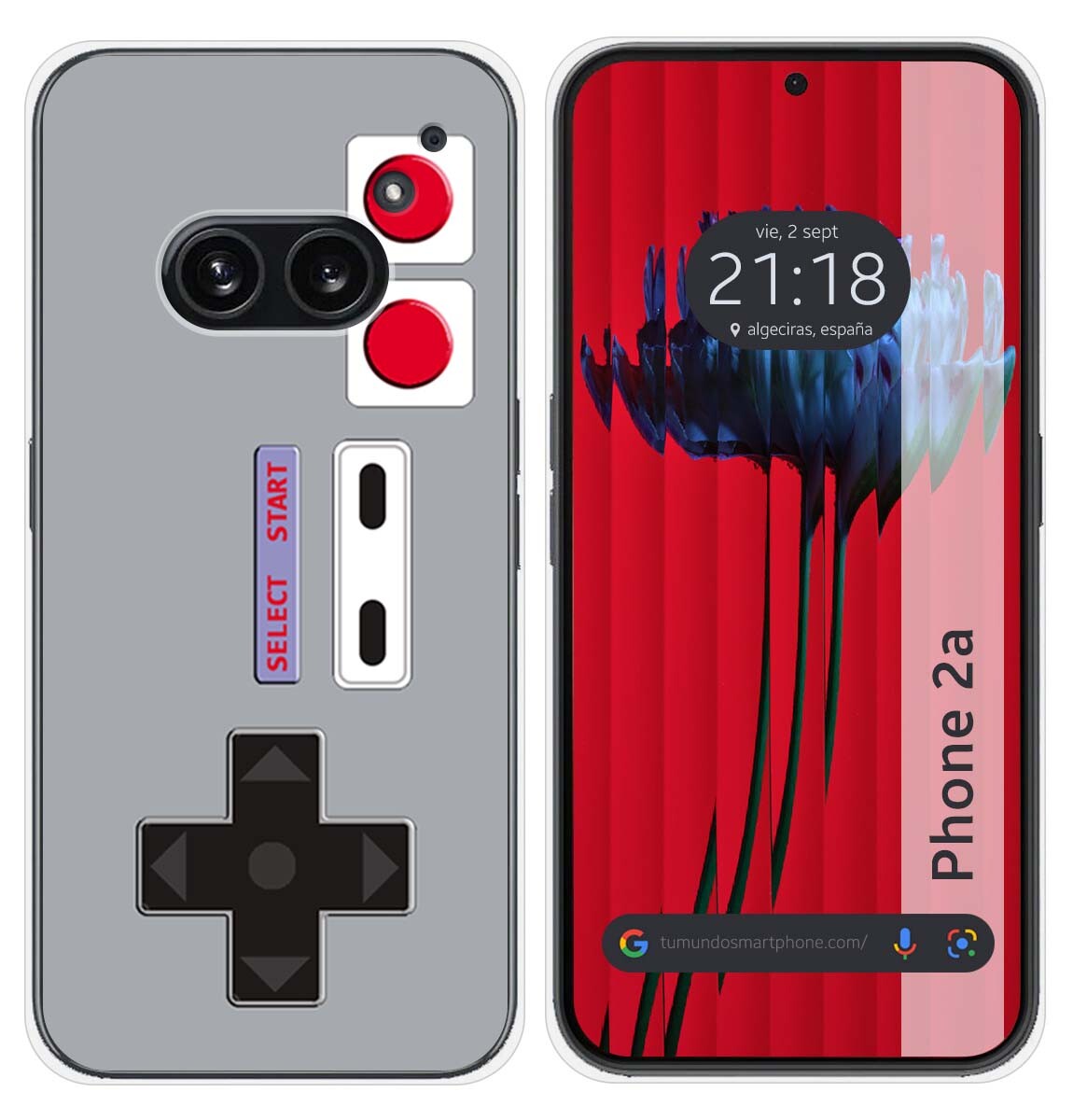 Cover Silicone per Nothing Phone 2a 5G Disegno Console Disegni