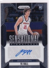 2024-25 Panini Prizm NBA No. SS-PJH PJ Hall Rookie Auto