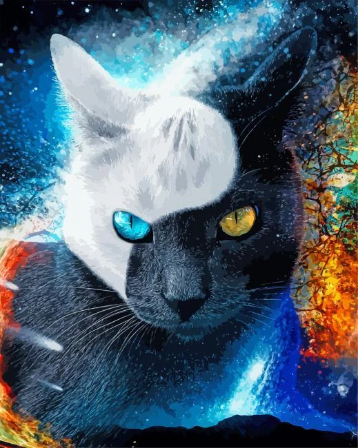 Me if I was a warrior cat (from a book series) BluFire