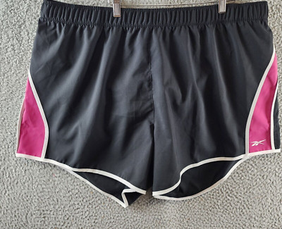 Reebok Plus Size Active ID Train Woven Shorts Women's 2X/18-20W Black Multi