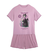 Disney Sleeping Beauty MALEFICENT Pajamas SOFT Women's PJ Shorts Set Size M NEW