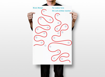 Bruno Munari Italy Design Expo 1995 Wall Art Home Decor - POSTER