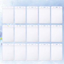 100 Pcs Id Card Badge Holders Name Protective Case Driver's License