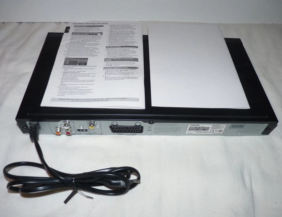 Lecteur DVD - Toshiba SD390EKE - Test ok - HDMI Sans télécommande - Photo 3/4