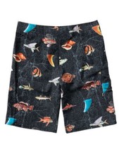 Reef 'Reef Bay' Men's Graphic 4 Way Stretch Board Shorts 30, Black  55