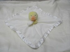 Lovey Soft Security Blanket Carters Yellow Duck Baby Infant Cute Satin Snuggle
