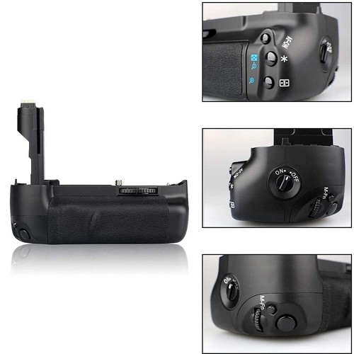 BG-E7 Vertical Battery Grip Holder for Canon EOS 7D SLR Camera Replacement BG-7D - Picture 4 of 6