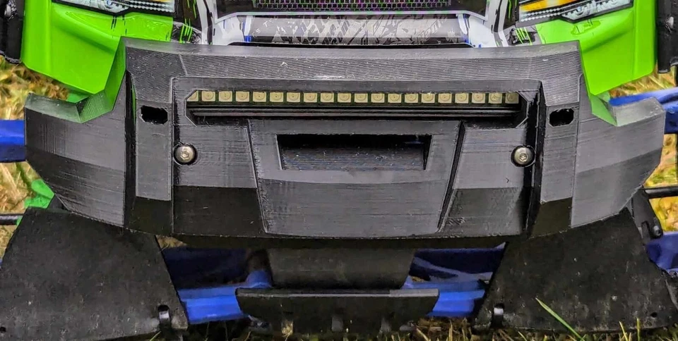 For Traxxas XMaxx X Maxx Front Bumper COLORS and LED light support super bright! - Image 2 of 4