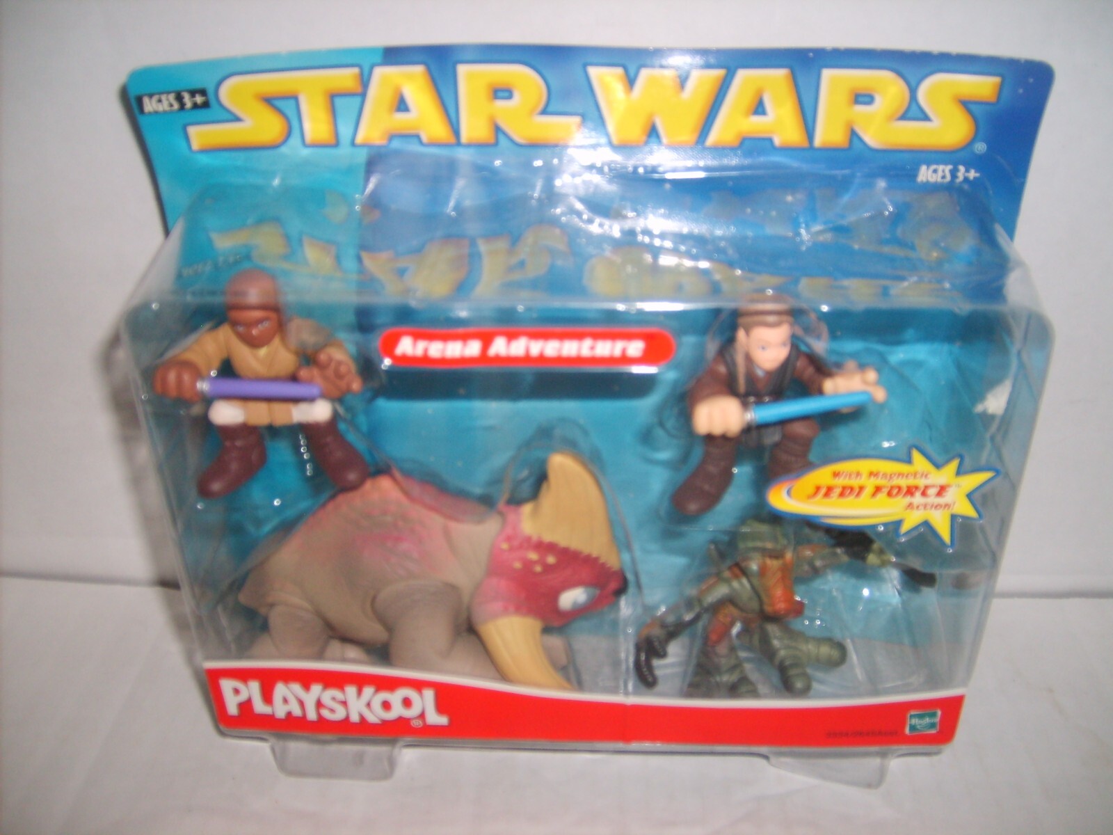 STAR WARS Playskool ARENA ADVENTURE Jedi Force Action Figure Set MACE Geonosian