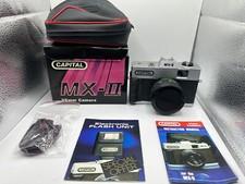 CAPITAL MX-II 35MM FILM CAMERA W 50MM LENS CASE