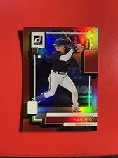 2022 Panini Donruss Juan Soto Red Holo Foil Image Variation SP #225