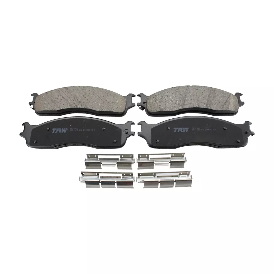 Комплект передних керамических тормозных колодок TRW Pro акустический датчик для Dodge Ram 1500 2500 3500 - Изображение 2 из 4