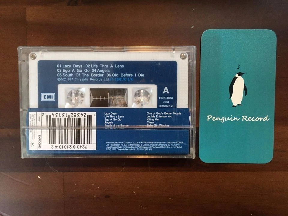 Robbie Williams - Life Thru A Lens CASSETTE TAPE KOREA EDITION SEALED - Image 3 of 3