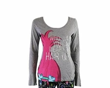 Jenni by Jennifer Moore Women's DreamWorks Trolls Pajama Top ONLY Medium NWT