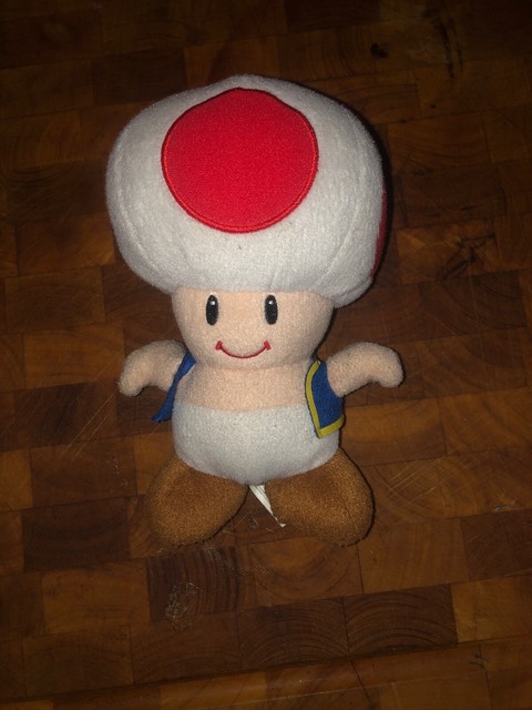 6â Nintendo Official Super Mario Toad Plush Stuffed Toy Authentic Licensed | eBay