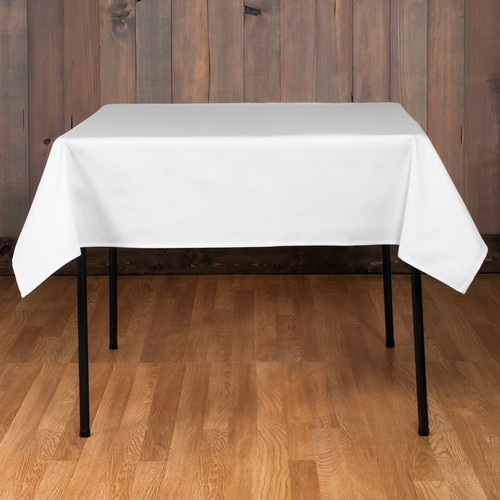 1  Square Tablecloth 54"x 54" inch Polyester Party Overlay 23 COLORS USA SALE - 第 1/28 張圖片