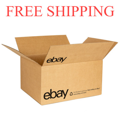 eBay-Branded Boxes With Black Color Logo 16'' x 12'' x 8'' FREE SHIPPING USA