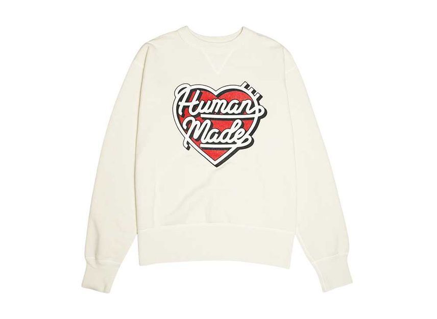 HUMAN MADE Tsuriami Sweatshirt White | eBay