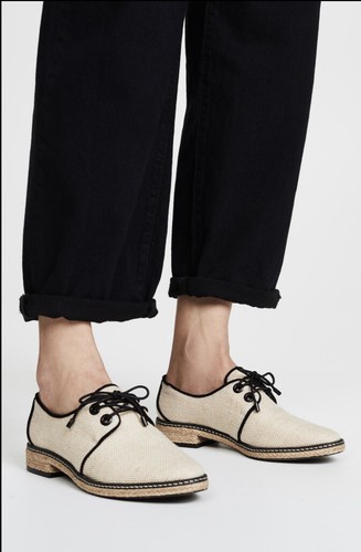 New Tory Burch Canvas Fawn Espadrille 