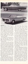 1965 Pontiac Original New Car Preview Article Ad 1965 Pontiac Original New Car Preview Article Ad