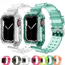 TPU Strap  Case for Apple Watch 10 9 8 7 6 SE iwatch Ultra 49mm 42 44 45mm Band