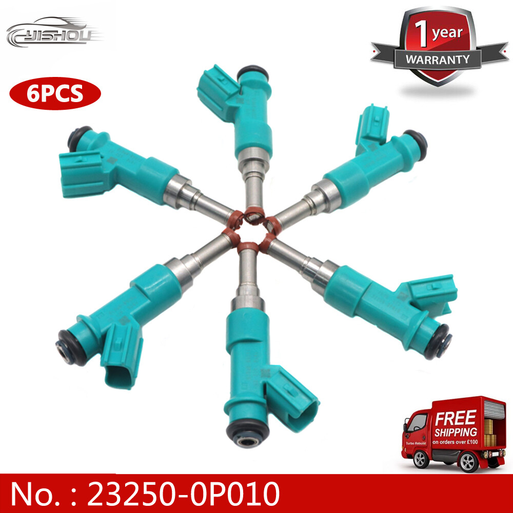 6 x Fuel Injectors 23250-0P010 For Toyota Avalon Camry Sienna Lexus ES350 RX350 6 x Fuel Injectors 23250-0P010 For Toyota Avalon Camry Sienna Lexus ES350 RX350