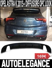 OPEL ASTRA K 2015-2018 Diffusor Unter Stoßstange Hinten ABS SCHWARZ OPC TEK