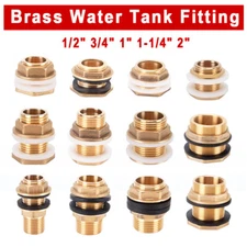 1/2" 3/4" 1" Brass Water Tank Flanged Outlet Fitting Male/Female Adapter Extend