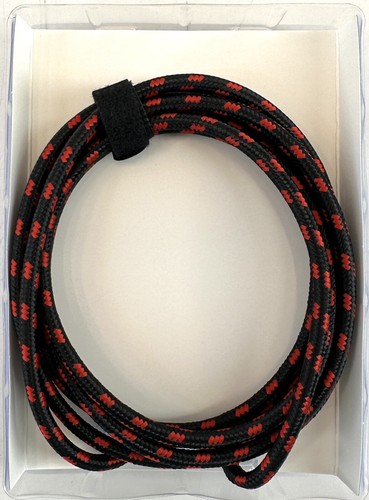 Tech & Go 6 ft Braided Cable USB-C To USB-C Charger Cord 2 Pk In Black/ Red - Picture 10 of 10