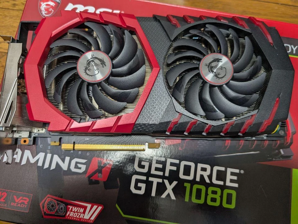 MSI GeForce GTX 1080 Nvidia GAMING X 8GB Graphics Card JAPAN w/ Original Box - Image 2 of 4