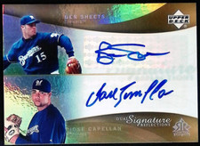 Ben Sheets/Jose Capellin - 2005 Upper Deck #BSJC Dual Signatures - Gold