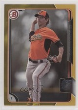2015 Bowman Draft Gold 8/50 Hunter Harvey #76 3y0