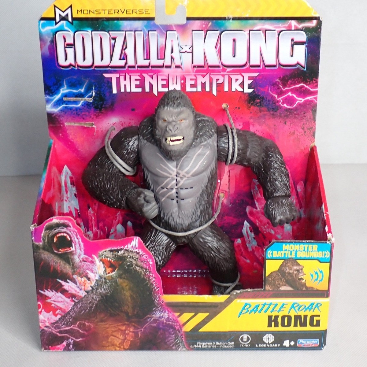 Playmates Toys Godzilla x Kong The New Empire Battle Roar Kong