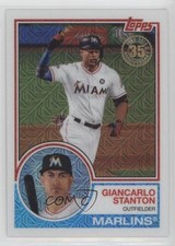 2018 Topps Silver Pack 1983 Design Chrome Series 1 Giancarlo Stanton #23 y8h