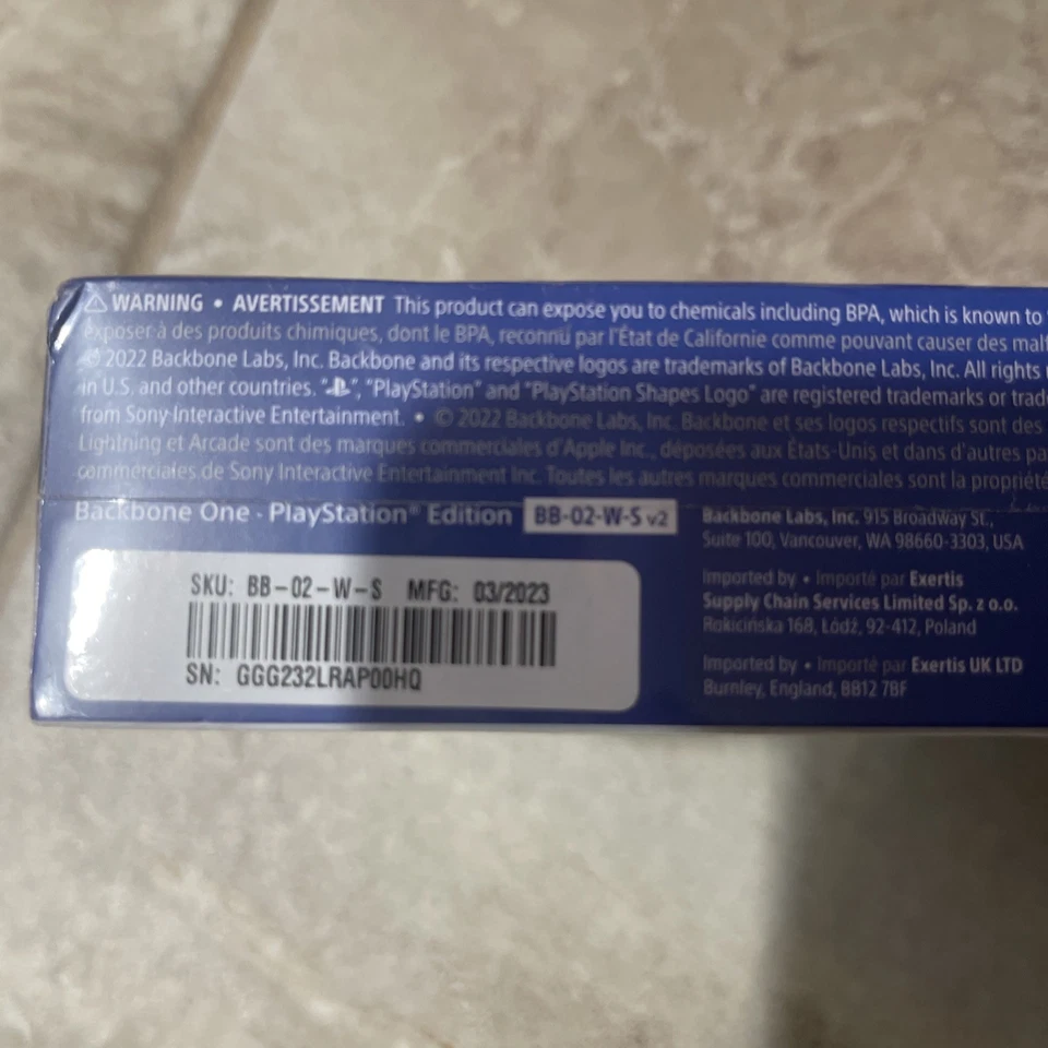 Controlador de juegos móvil PlayStation Backbone One - NUEVO/Sellado Foto 3 de 4