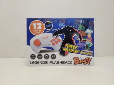 Legends Flashback Blast! Space Invaders BurgerTime 12 Games Plug & Play - NEW
