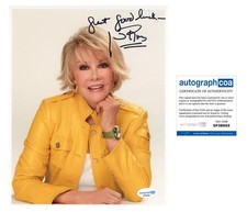Joan Rivers "The Joan Rivers Show" Comedy AUTOGRAPH Signed 8x10 Photo ACOA