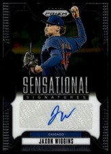 2025 Panini Prizm #SS-JW Jaxon Wiggins Sensational Signatures