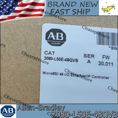 Brand New NEW PLC 2080-L50E-48QVB Micro850 48 I/O EtherNet/IP Controller